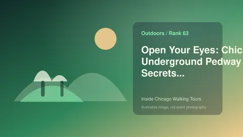 Open Your Eyes: Chicago’s Underground Pedway & Other Secrets of the Loop Walking Tour