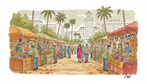 Gloria Molina Grand Park's Downtown Día de los Muertos