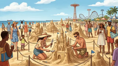 Coney Island Sand Sculpting Contest