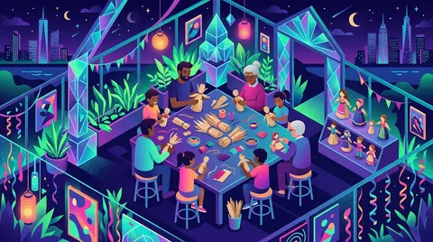 Family Art Project: Corn Husk Dolls