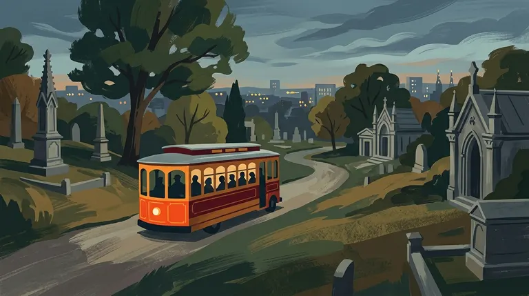 Stranger Than Fiction Trolley Tour at Green-Wood Cemetery event image
