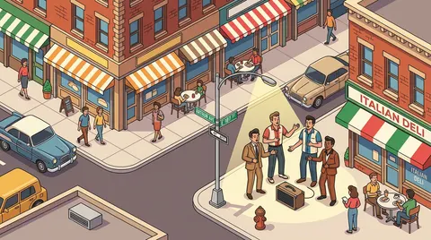 The Belmont 4 Doo-Wop Strolls on Arthur Avenue