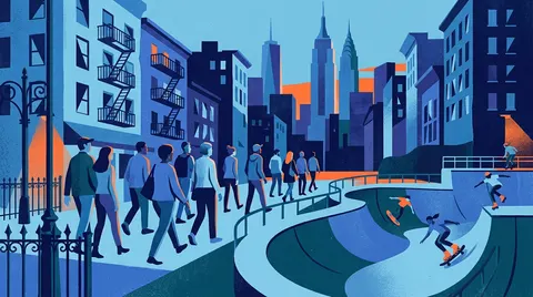 Historic New York: From Streets to Skateparks Walk