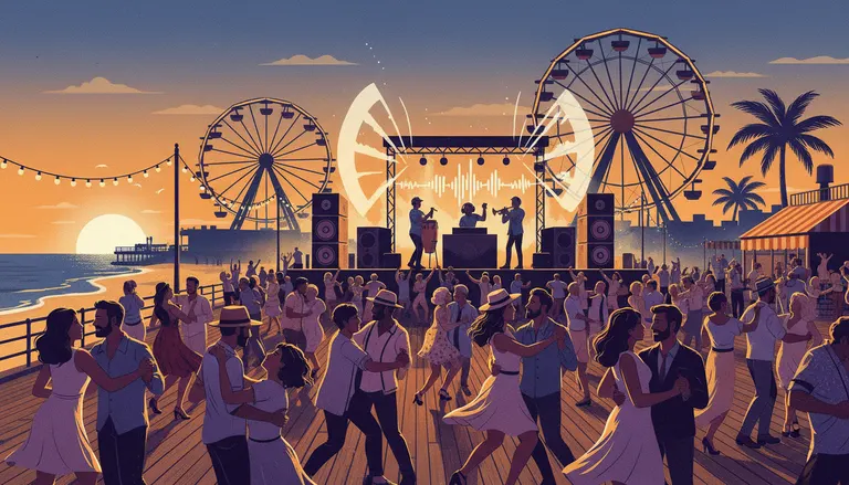 Coney Island Boardwalk Salsa Amplified Sound event image