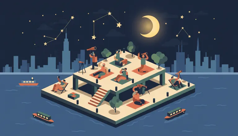 Summer on the Hudson Star Gazing event image