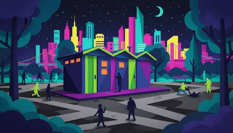 Archtober: Luis Lopez Playground Modular Restroom