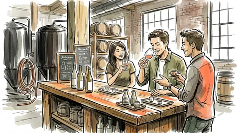 Introduction to Sake Tasting Class and Brewery Tour