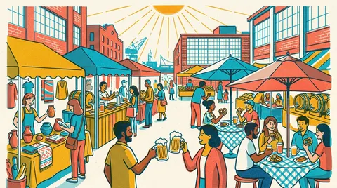 Oktoberfest Party with Gun Hill Brewing at Industry City