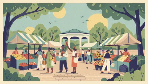 Sunday Greenmarket at Bartel-Pritchard Square