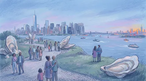 The Oyster by Alan Michelson on Governors Island