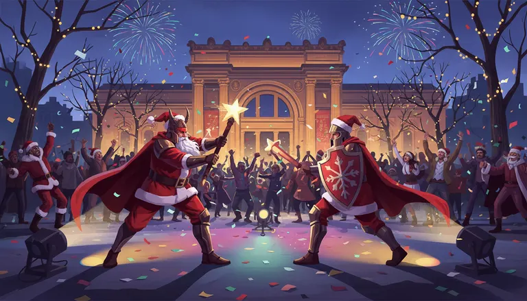 Santa's Knights and Gladiators NYC event image