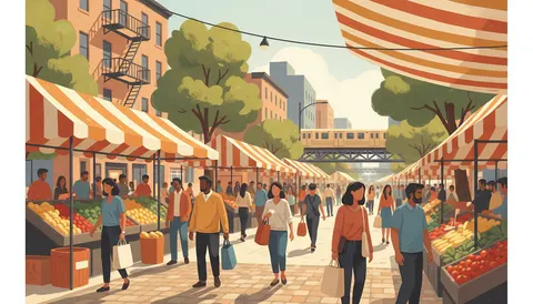 Jackson Heights Greenmarket Sunday