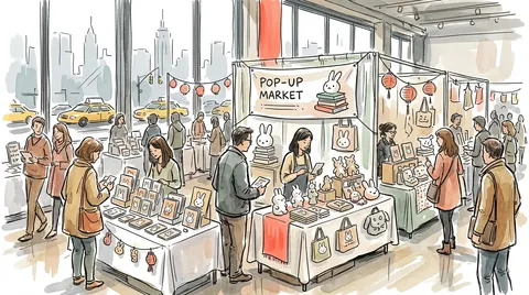 Miffy Pop-Up at Kinokuniya New York