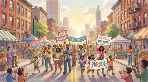 Musical Parade to Celebrate New School Opening