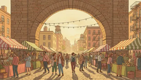 Brooklyn Flea at the DUMBO Archway