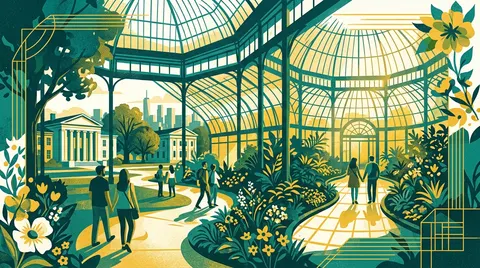 Glass House Tour at Snug Harbor