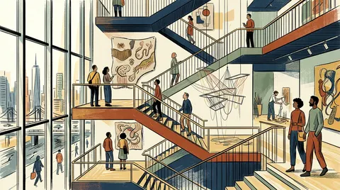 Atrium Stair: Klára Hosnedlová—Shelter