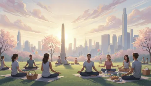 Open Air Meditation and Picnic in Central Park