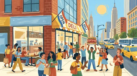Carnegie Deli Reopens on Seventh Avenue