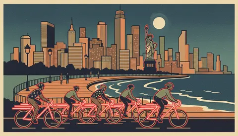 Wheel Fun Rentals Celebrates America's 250th with Patriotic LED Bike Ride
