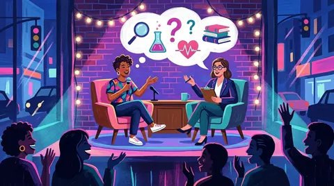Comedians Interview Experts: Checking Health Claims with Ophira Eisenberg and Andrea Love