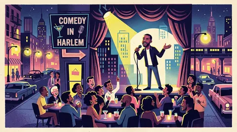 Damien Lemon at Comedy In Harlem