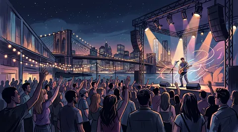 Max McNown at The Rooftop at Pier 17