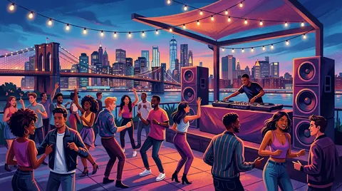 3ballmty: Club Conexión Tour at The Rooftop at Pier 17
