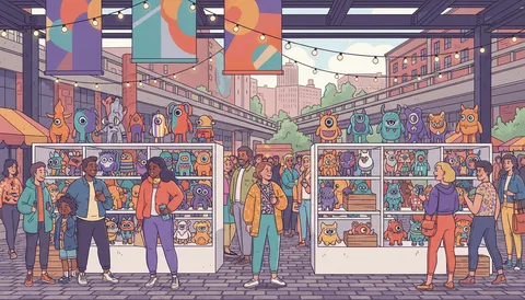 THE Monsters 10th Anniversary Exhibition by POP Mart