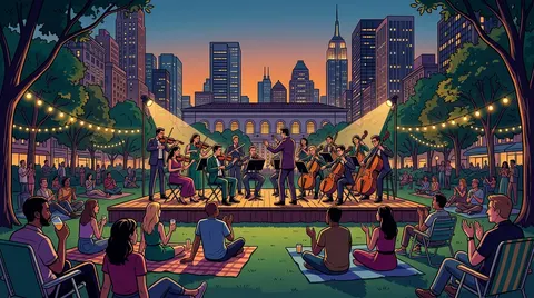 Bryant Park Picnic Performances: The Knights