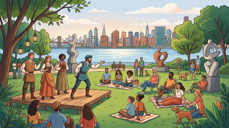 Hip to Hip Theatre Company presents As You Like It at Socrates Sculpture Park event image