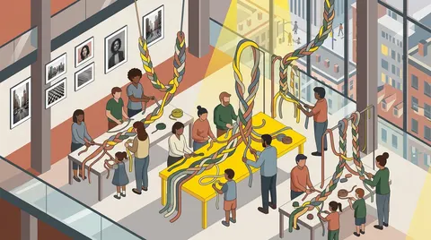 ICP Family Art Hour: Communal Braiding (September 2026)