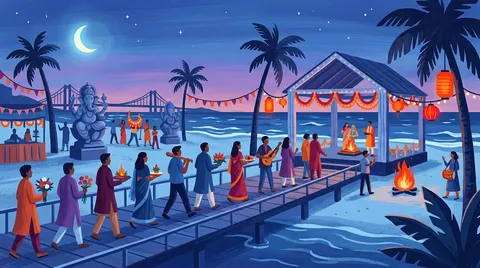 9th year ganesh utsav of new york bellerose 2026