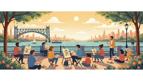 Summer on the Hudson Outdoor Art Class