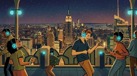 Silent Disco at the Empire State Building Observation Deck: Hip-Hop/R&B/Rap Night