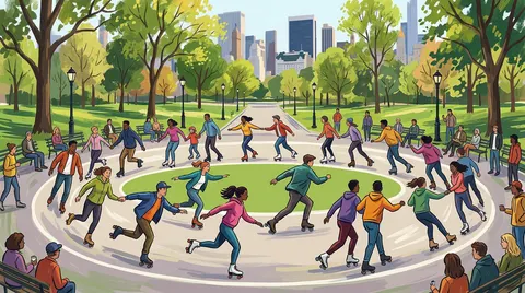 Central Park Skate Circle