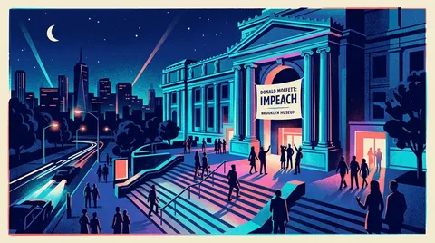 Donald Moffett: Impeach at the Brooklyn Museum
