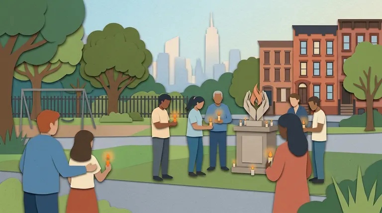 Brooklyn Bedford Park 911 Memorial Candle Vigil event image
