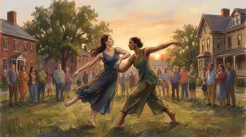 Traces of Gounouj: Léo Lérus Dance Duet on Governors Island