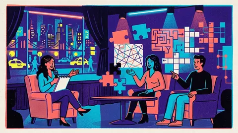 Comedians Interview Experts: The craft of puzzles with Negin Farsad and Wyna Liu