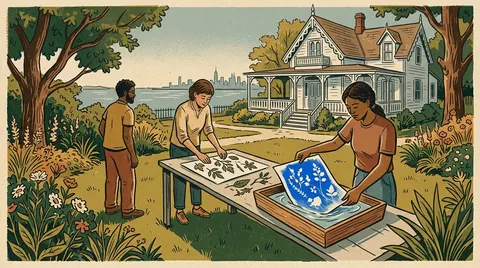 Cyanotype Workshop & Gardens Tour