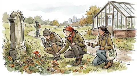 Explore Green-Wood's Fungal Biodiversity: Cemetery Meadow