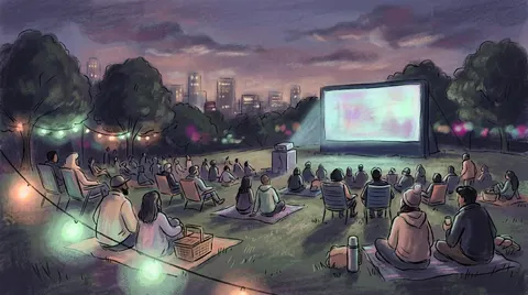 Movies Under the Stars with CM Farias