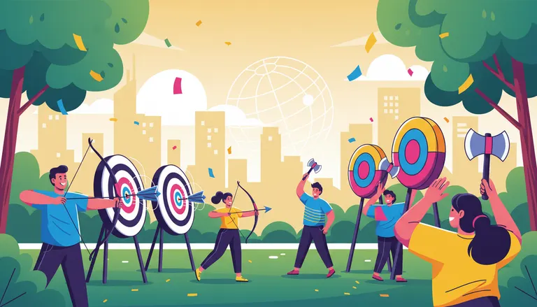 Magnetic Archery and Foam Axe Throwing event image