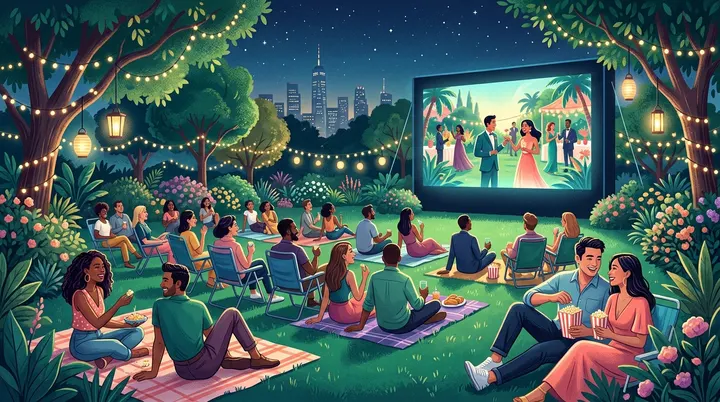 Movie Night: Crazy Rich Asians at Queens Botanical Garden