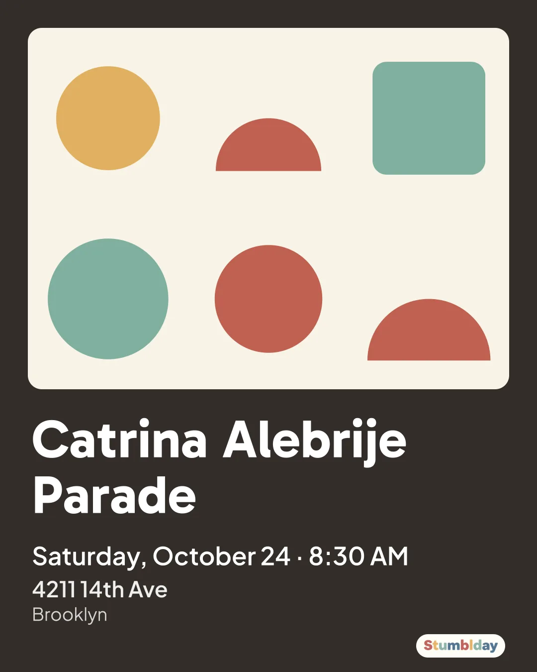 Flyer for Catrina Alebrije Parade: Saturday, October 24 · 8:30 AM at 4211 14th Ave