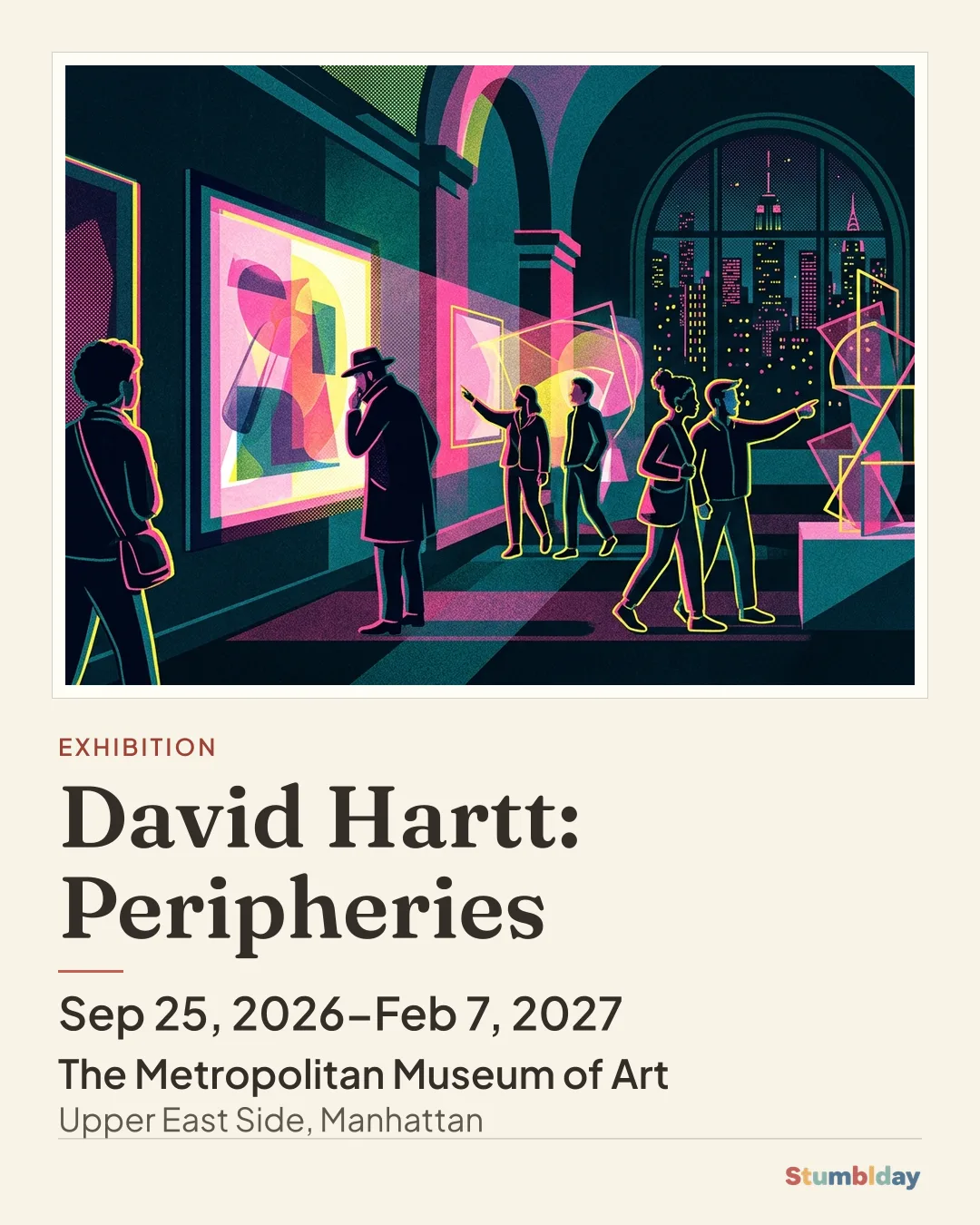 Flyer for David Hartt: Peripheries: Sep 25, 2026–Feb 7, 2027 at The Metropolitan Museum of Art
