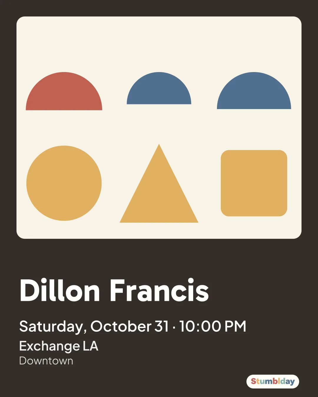 Flyer for Dillon Francis: Saturday, October 31 · 10:00 PM at Exchange LA