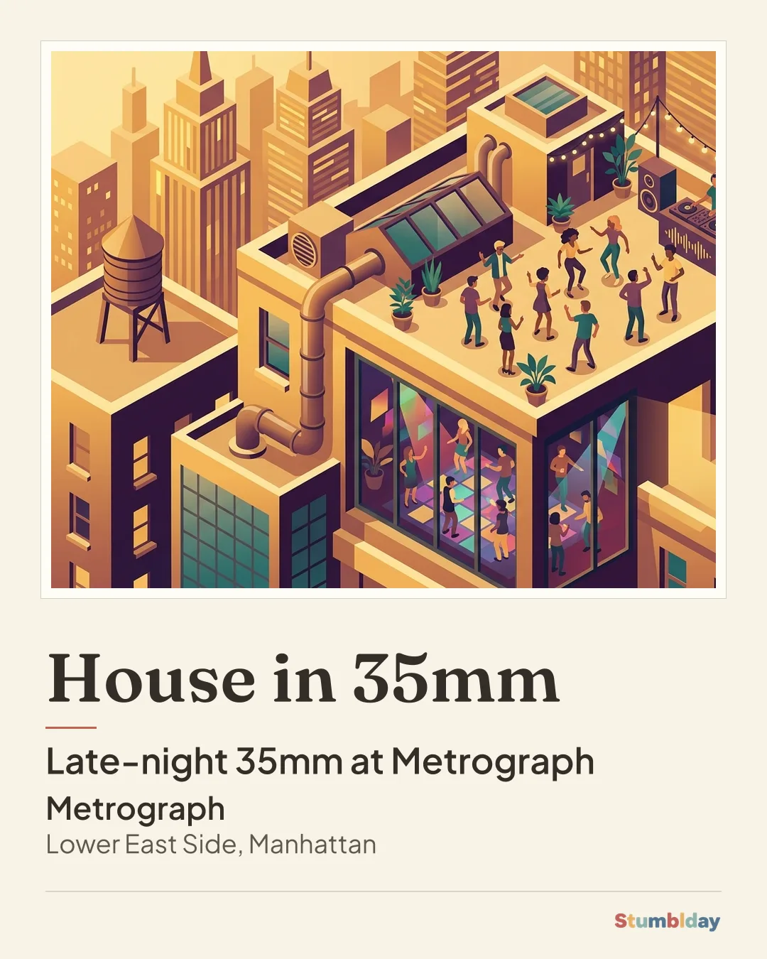 Flyer for House in 35mm: Late-night 35mm at Metrograph at Metrograph