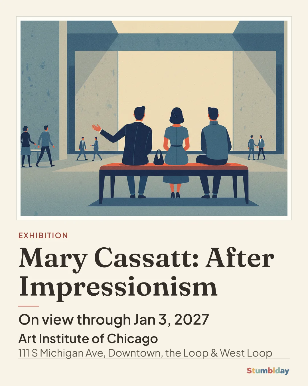 Flyer for Mary Cassatt: After Impressionism: On view through Jan 3, 2027 at Art Institute of Chicago